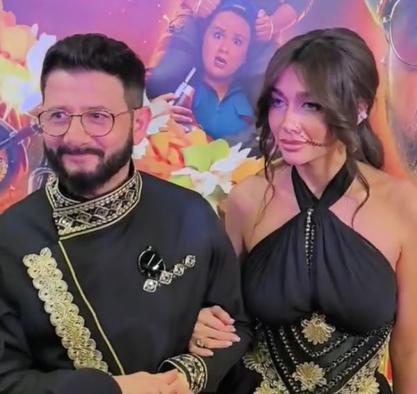 Михаил Галустян с возлюбленной - фото кадр из видео